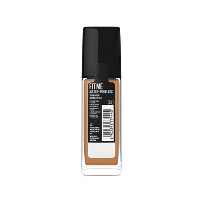 Maybelline New York Fit Me Matte + Poreless Liquid Foundation - 340 Cappucino 30 ml - Foundation