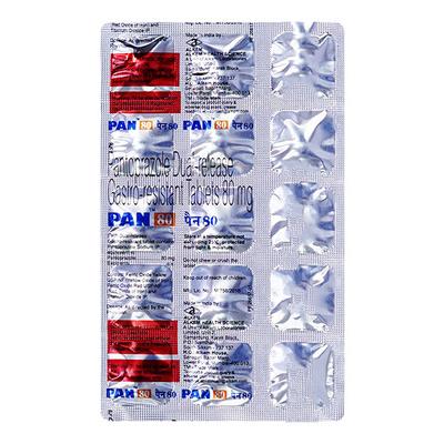 PAN 80 Tablet 15's - Ulcer/Reflux/Flatulence-Aaa