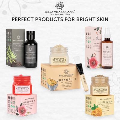 Bella Vita Organic Multani Mitti Ubtan Plus Face Glow Pack 60 gm - Face Packs