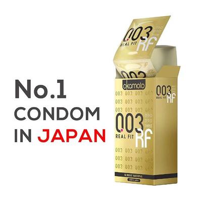 Okamoto 003 Real Fit Condoms 10's - Plain/Flavoured Condoms