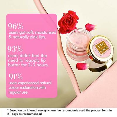 TAC The Ayurveda Co. Rose Lip Butter 5 gm - Personal Care (Ayush)