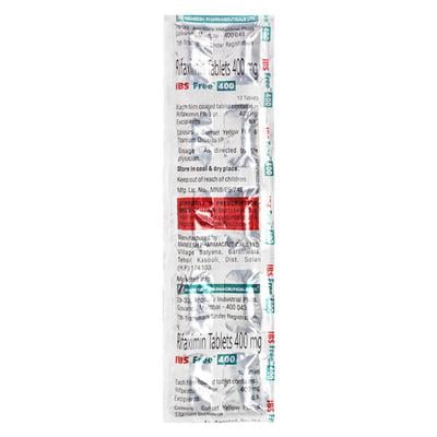 IBS FREE 400mg Tablet 10's - Bacterial Infections-OAB