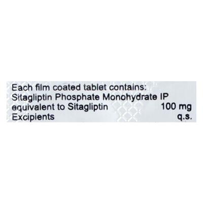 SITAGLIP 100 Tablet 10's - Diabetes-Ant