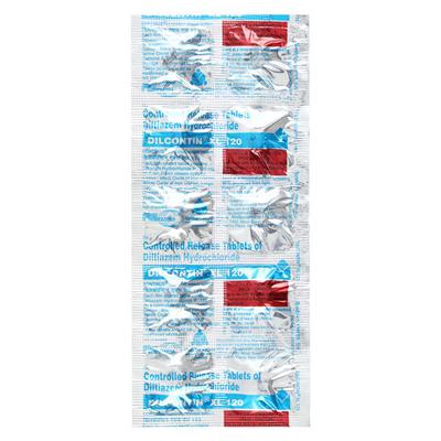 Dilcontin XL 120mg Tablet 10'S - Angina