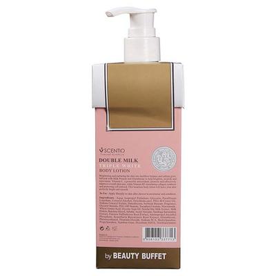 Scentio Double Milk Triple White Organic Body Lotion 250 ml - Lotions & Creams