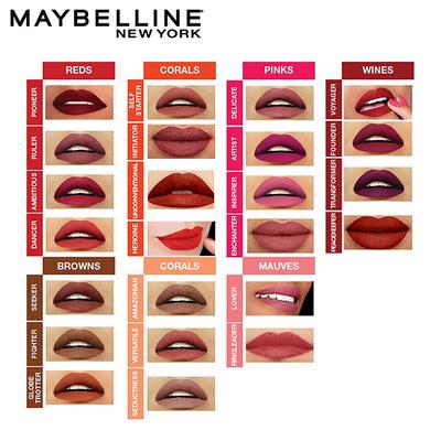 Maybelline Super Stay Matte Ink Brooklyn Blush - Peacekeeper, Liquid Lipstick, Matte Lipstick 5 gm - Lipsticks