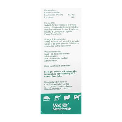 ENROSTRONG (VET) 10% Oral Solution 100ml - Veterinary-Pharma