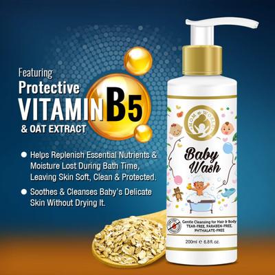 Mom & World Baby Wash 200 ml - Baby Body Wash