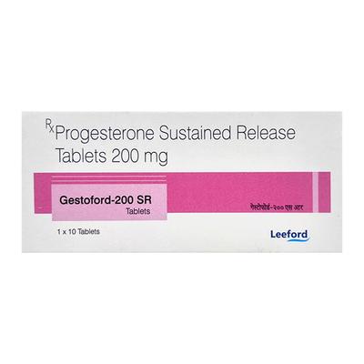 GESTOFORD 200 SR Tablet 10's - Hormonal Therapy-Oes