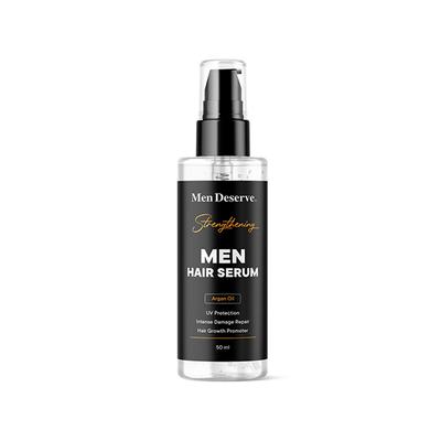 Men Deserve Daily Strengthening Hair Serum for Hair Growth, UV Protection and Intense Damage Repair 50 ml - Hair Serums