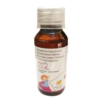 SINUS 77 SWEET ORANGE FLAVOUR Suspension 60ml - Cough And Cold-Cou
