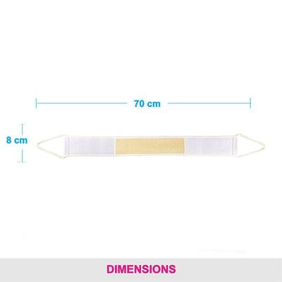 Vega Loofah Back Scrubber (NBA 2/1) 80 gm - Body Scrubbers & Brushes