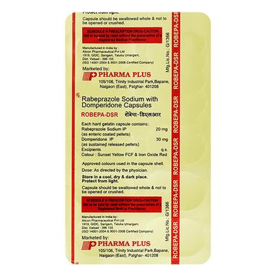 ROBEPA D SR Capsule 10's - Ulcer/Reflux/Flatulence-Aaa