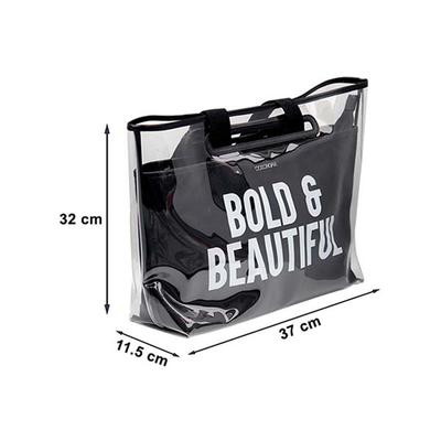 Colorbar The Bold and Beautiful Tote - Black 780 gm - Makeup Pouches