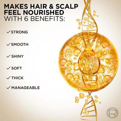 L'Oreal Paris 6 Oil Nourish Shampoo With 6 Flowers Nutritive Oils 175ml + 17.5ml - Shampoos