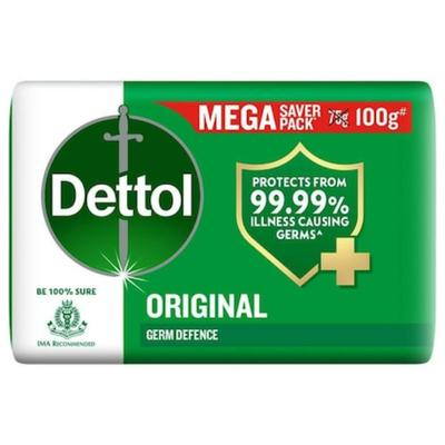 Dettol Soap - Original (Pack of 4 x 100 g) - Soaps