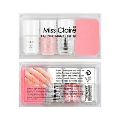 Miss Claire French Manicure Kit With Acrylic Box 9.75ml - Manicure & Pedicure Kits