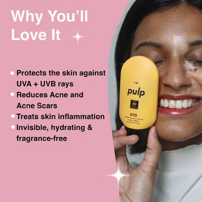 Pulp Cosmetics GTG Superfood Daily Moisturiser SPF 40 50 ml - Face Moisturizers