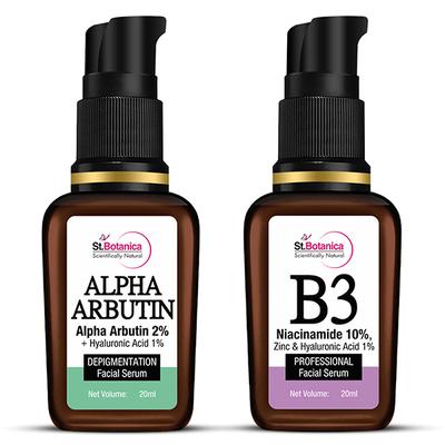 Stbotanica Alpha Arbutin 2% Face Serum + Niacinamine 10% Serum Combo 40 ml - Face Moisturizers