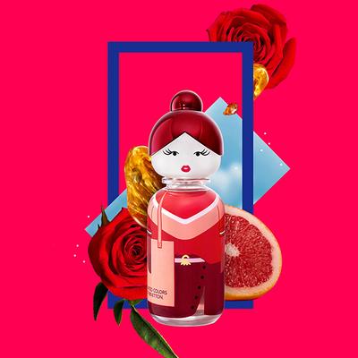 United Colors of Benetton Sisterland Red Rose Eau De Toilette 80 ml - Women Perfumes (Edt/Edp)