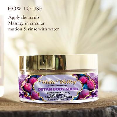 Vedic Valley Saffron Body Mask Certified Natural 250 gm - Others