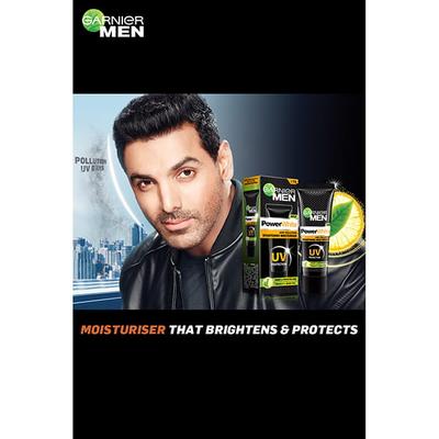 Garnier Men PowerWhite Anti-Pollution Brightening Moisturiser 20 gm - Face Moisturizers