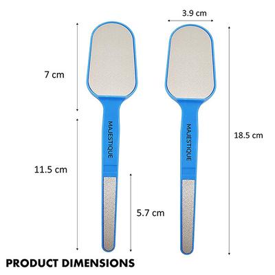Majestique Foot File Rasp 2 In1 Professional Pedicure and Manicure Rasp - Color May vary 1's - Manicure & Pedicure Kits