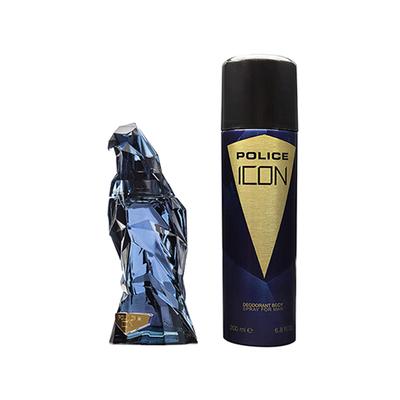 Police Icon EDT for Men and Women 40ml + Deodorant Spray for Men 200ml 2's - Perfumes (Edt/Edp)