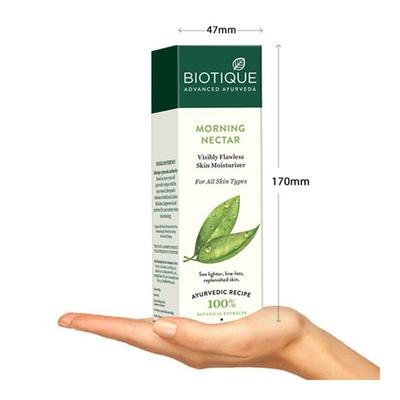Biotique Morning Nectar Flawless Skin Moisturizer - All Skin Types 190 ml - Lotions & Creams