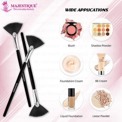 Majestique Brushes Fan Mask Brush For Face 1's - Face Brush