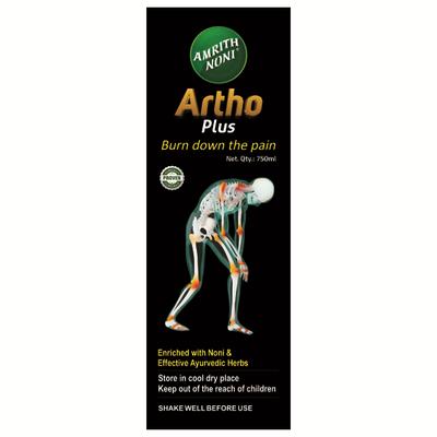 Amrith Noni Artho Plus Liquid 750 ml - Pain Relief (Ayush)