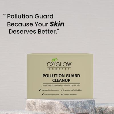 OxyGlow Herbals Pollution Gaurd Cleanup With Aloevera Extract & Charcoal Active 40 gm - Lotions & Creams