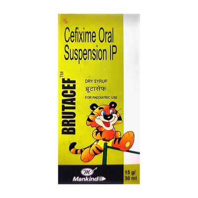 Brutacef 50mg Dry Syrup 30ml - Bacterial Infections-Cep