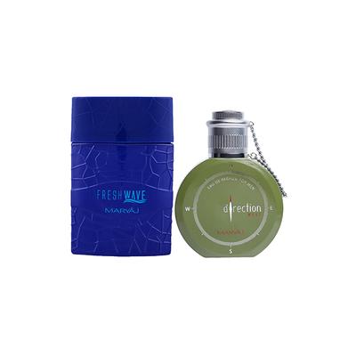 Maryaj Fresh Wave EDP Citrus Woody Perfume And Maryaj Direction West EDP Green Spicy Perfume 200 ml - Men Perfumes (Edt/Edp)
