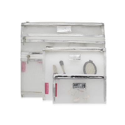 Colorbar Mesh Pouch - (Set Of Three) 1's - Makeup Bags & Cases