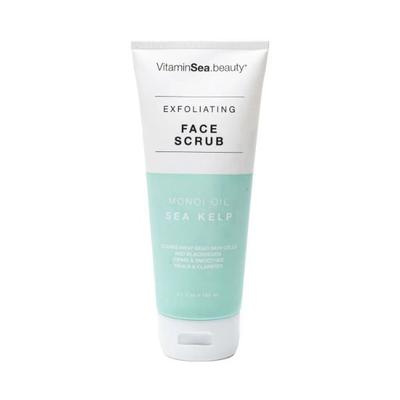 Vitamins & Sea Beauty, Hydrating Exfoliating Face Cleansing Wash Scrub with Monoi Oil 150 ml - Scrubs & Exfoliants