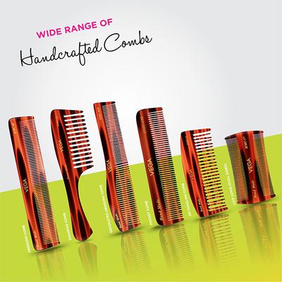 Vega Pocket Hair Comb, for Men and Women (VC2HMC-120) 2's - Hair Combs