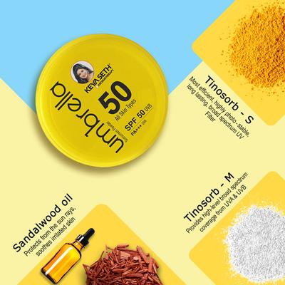 Keya Seth Aromatherapy Umbrella Sunscreen Powder SPF 50 PA+++ 50 gm - Face Sunscreen