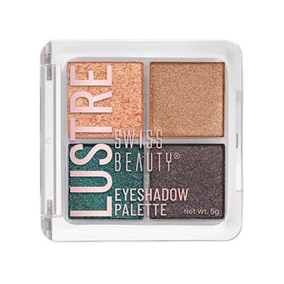 Swiss Beauty Lustre Eyeshadow Palette, Shade- Party All Night 5 gm - Eye Shadow Palettes