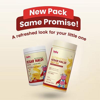 BabyOrgano Nutriverse Kesar Haldi Daily Mix 300 g - Feeding & Nursing