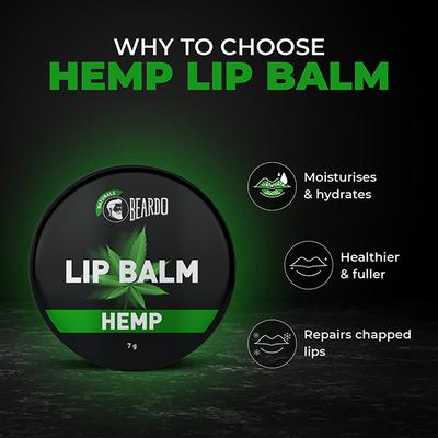 Beardo Hemp Lip Balm 7 gm - Lip Balms
