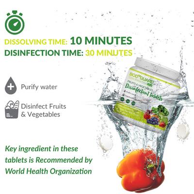 BodyGuard Fruits & Vegetables Disinfectant Tablet 50's - Others