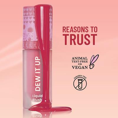 Swiss Beauty Dew It Up Liquid Blush -Muted Pink 4 ml - Blushes