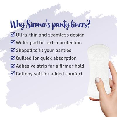 Sirona Organic Cotton Panty Liner (S) 60's - Panty Liners