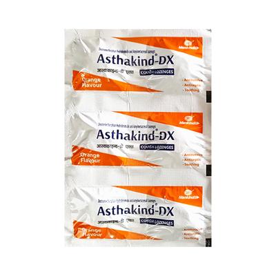 ASTHAKIND DX ORANGE FLAVOUR COUGH Lozenges 6's - Asthma/COPD-Ast