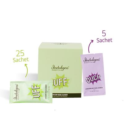 Indulgeo Essentials Uff + Ouch Combo Detox Dry Facial Cleanser 1's - Face Wash & Cleansers