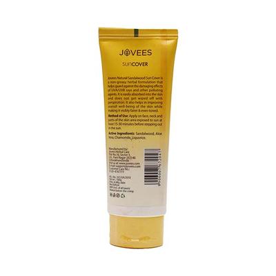 Jovees Sun Cover SPF 30 Paraben Free Lotion 50 gm - Body Sunscreen