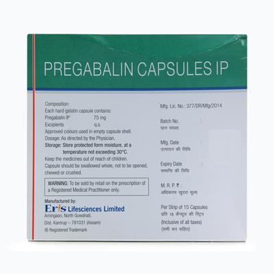 Sonaxa 75mg Capsule 15'S - Neuropathic Pain-Dru
