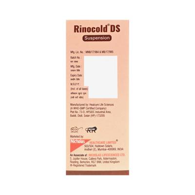 RINOCOLD DS Suspension 60ml - Cough And Cold-Cou