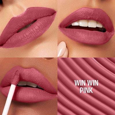 Lakme 9to5 Hya Matte, Win Win Pink, Hydrating Liquid Lipstick With Hyaluronic Acid 5.3 ml - Liquid Lipsticks